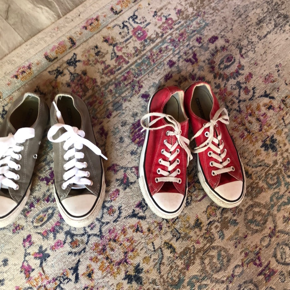 Two pair converse. Women’s size 7 1/2..